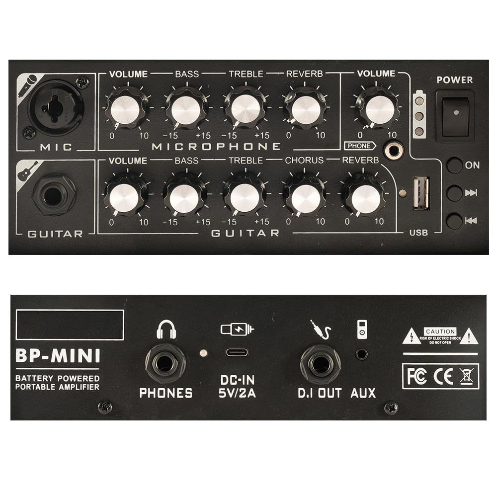 Foto 6 pulgar | Amplificador De Guitarra Acústica Coolmusic Altavoz Bluetooth 30w - Venta Internacional.