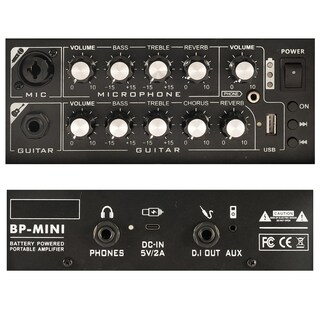 Foto 5 | Amplificador De Guitarra Acústica Coolmusic Altavoz Bluetooth 30w - Venta Internacional.