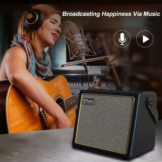 Foto 6 | Amplificador De Guitarra Acústica Coolmusic Altavoz Bluetooth 30w - Venta Internacional.