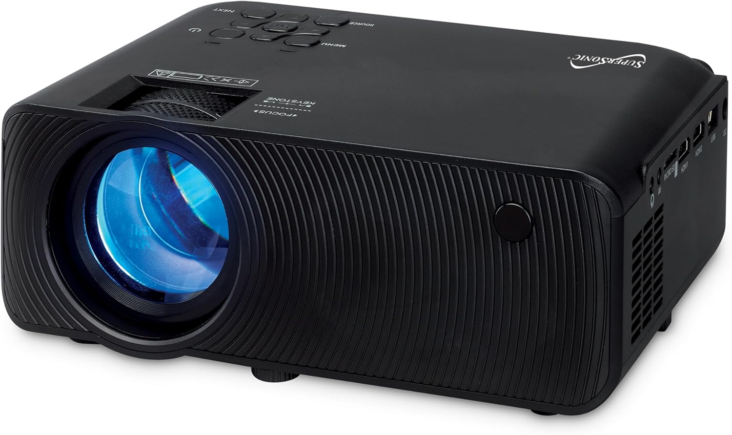 Foto 1 | Proyector Supersonic Sc-82p | 7000 Lúmenes Led 3.97” | Bluetooth 5.0 | Hdmi, Usb, Microsd, Av | Imagen De 33” A 230”