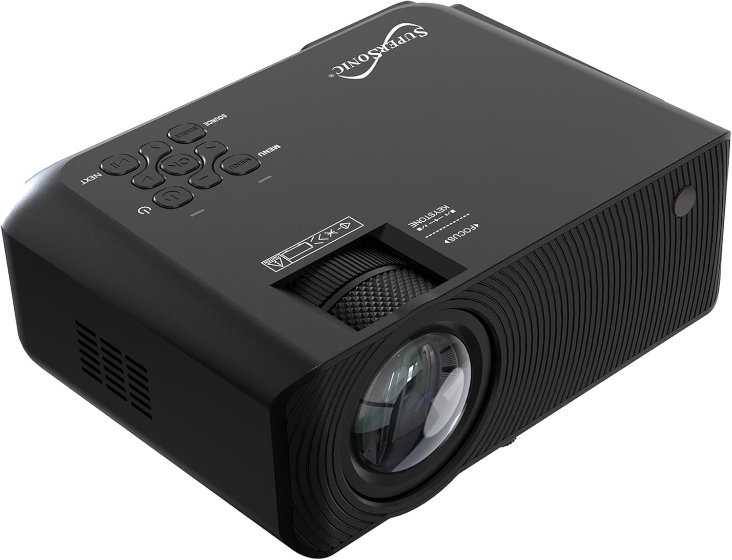 Foto 2 | Proyector Supersonic Sc-82p | 7000 Lúmenes Led 3.97” | Bluetooth 5.0 | Hdmi, Usb, Microsd, Av | Imagen De 33” A 230”