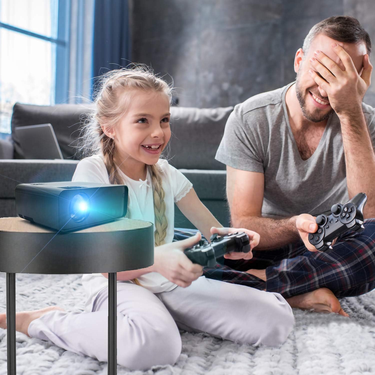 Foto 4 | Proyector Supersonic Sc-82p | 7000 Lúmenes Led 3.97” | Bluetooth 5.0 | Hdmi, Usb, Microsd, Av | Imagen De 33” A 230”