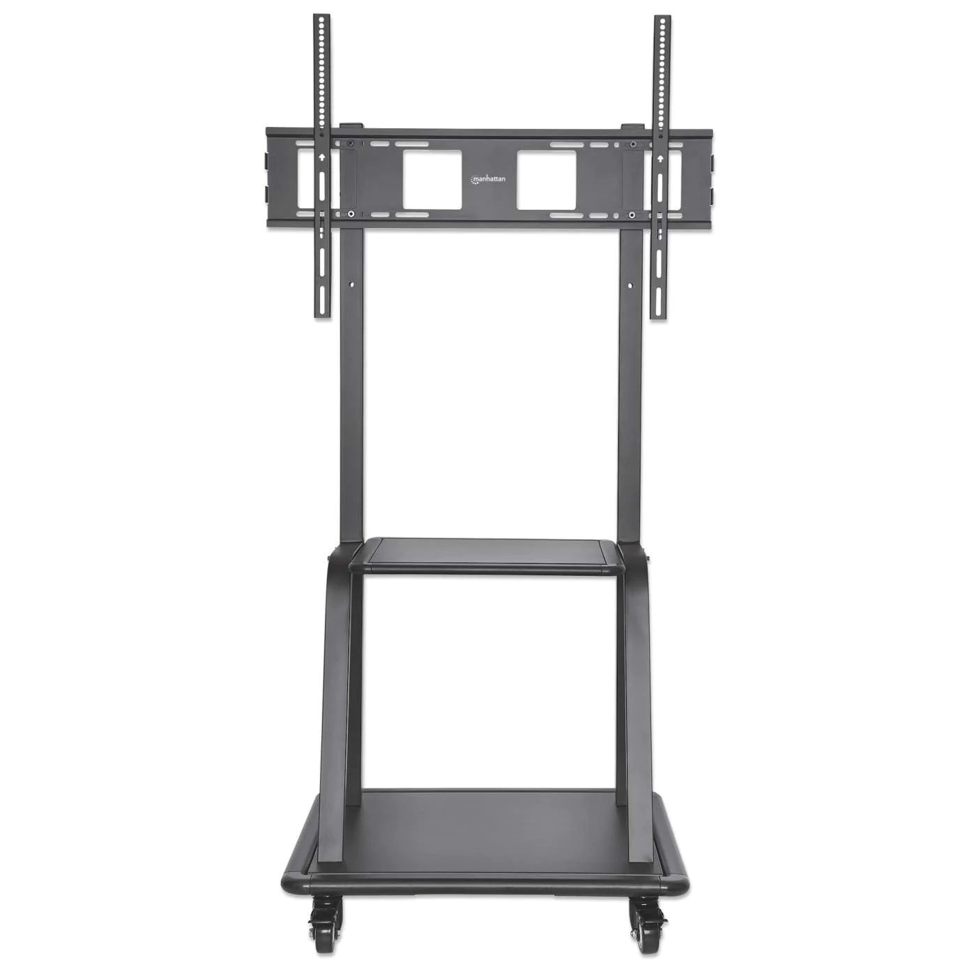 Foto 4 pulgar | Soporte para TV Tipo Carro Manhattan Negro 150 kg 37-100" Alta Resistencia