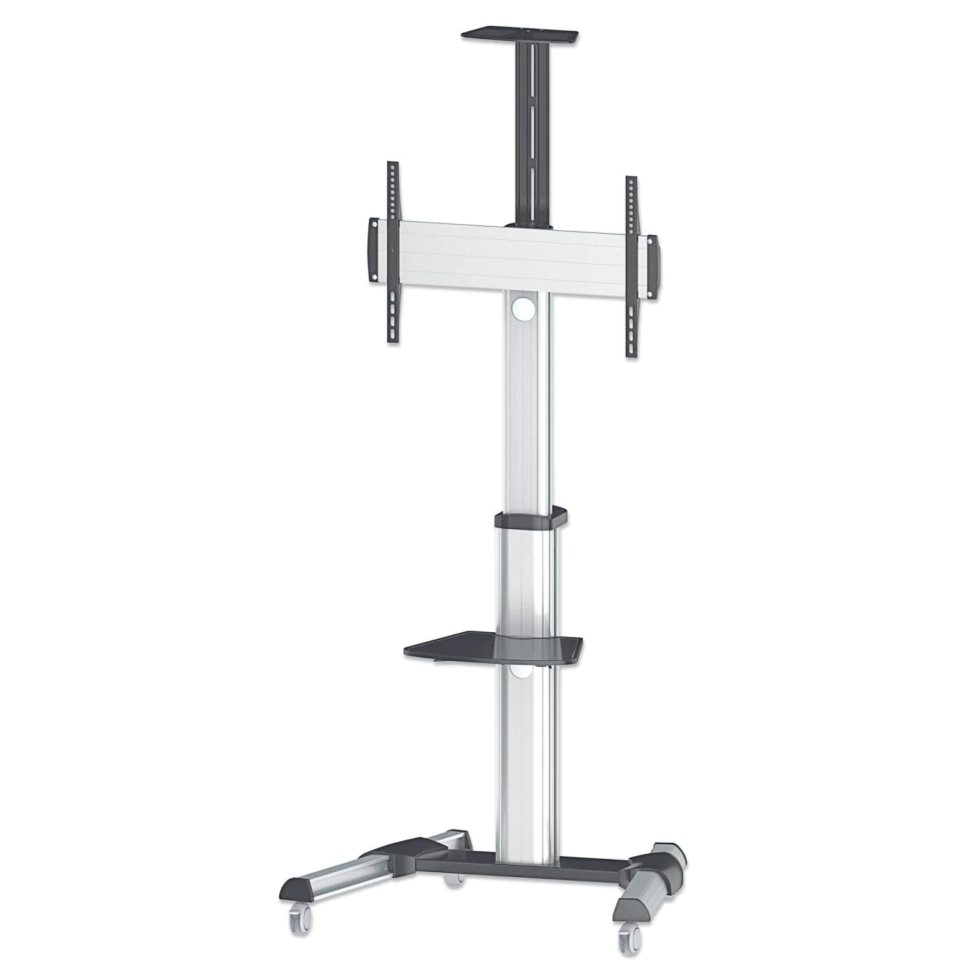 Soporte para TV tipo Carro Manhattan Gris 50 kg 37- 70" 90°