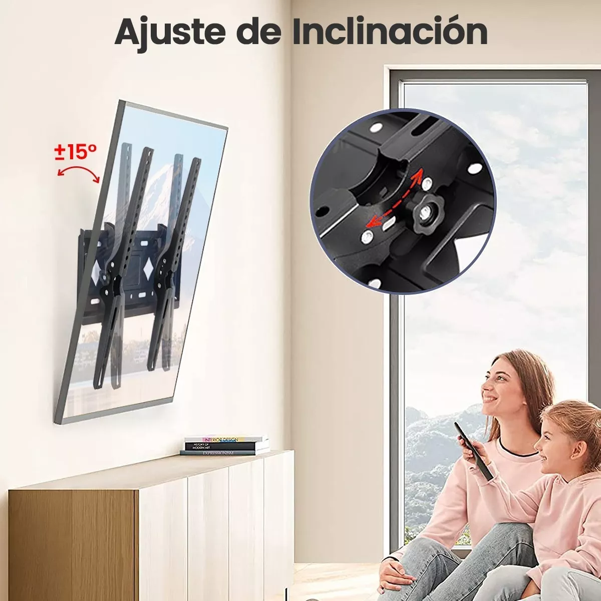 Foto 5 pulgar | Soporte de Pared para Pantallas de 25 a 65 Pulgadas Eo Safe Imports Esi-6113 Negro