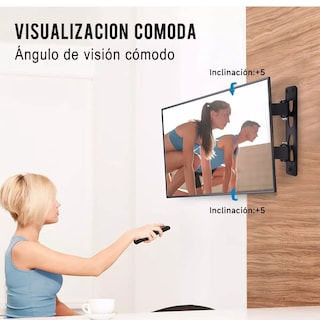 Foto 3 | Soporte de TV con Movilidad Brazos de 17 '' a 42'' Eo Safe Imports Esi-6379 color Negro