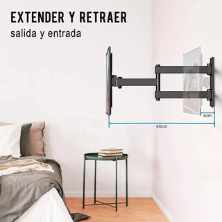 Foto 4 | Soporte de TV con Movilidad Brazos de 17 '' a 42'' Eo Safe Imports Esi-6379 color Negro