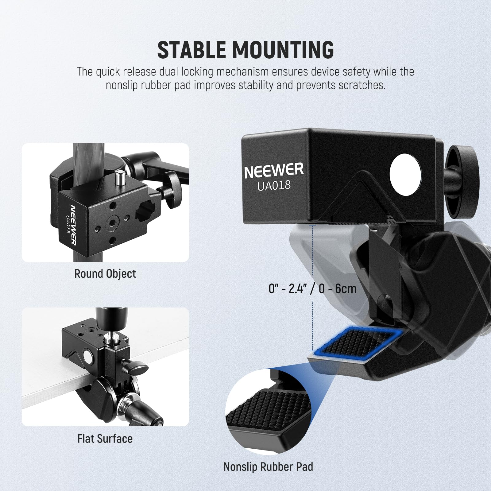 Foto 5 | Soporte Para Cámara Neewer 21 Magic Arm Con Super Clamp Ua018 - Venta Internacional.