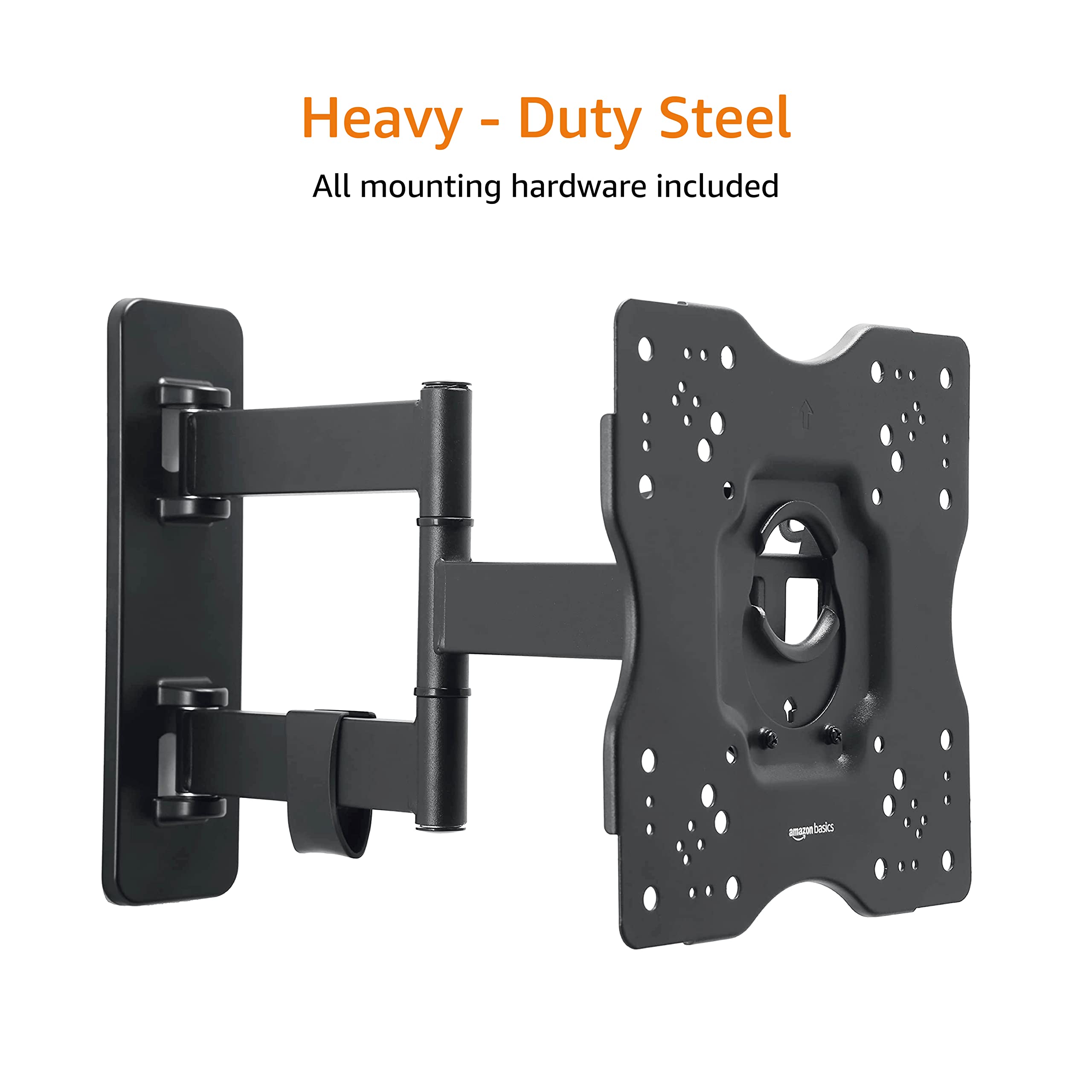 Foto 4 pulgar | Soporte De Pared Para Tv Amazon Basics Full Motion, 26-55 Pulgadas, 36,3 Kg - Venta Internacional.