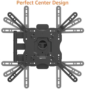 Foto 4 | Soporte De Pared Para Tv Amazon Basics Full Motion, 26-55 Pulgadas, 36,3 Kg - Venta Internacional.
