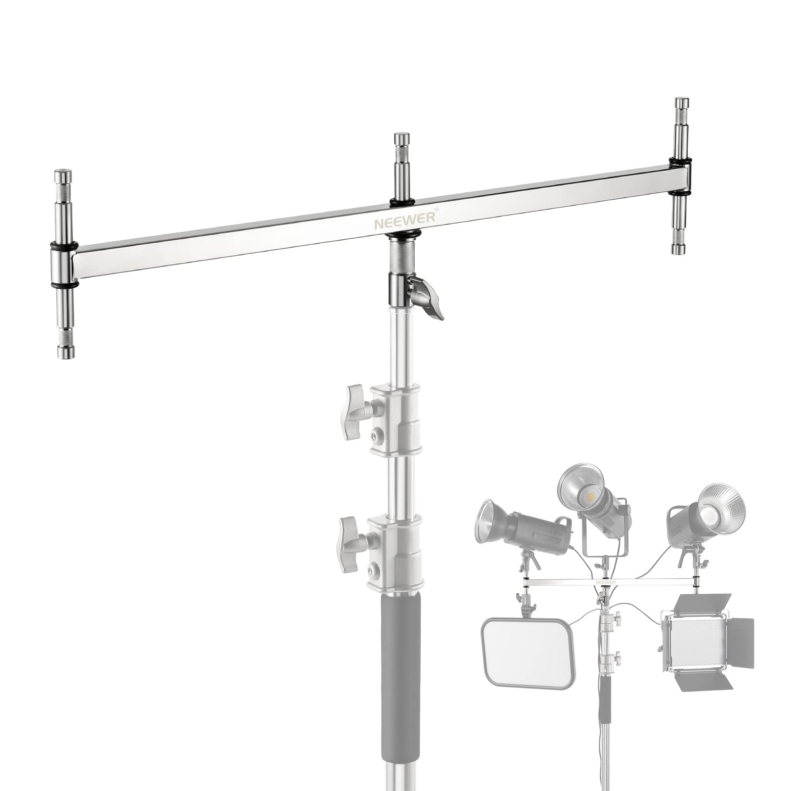 Foto 2 pulgar | Cabezal Triple Boom Arm Neewer Baby Para Luz Led Y Flash Estroboscópico - Venta Internacional.