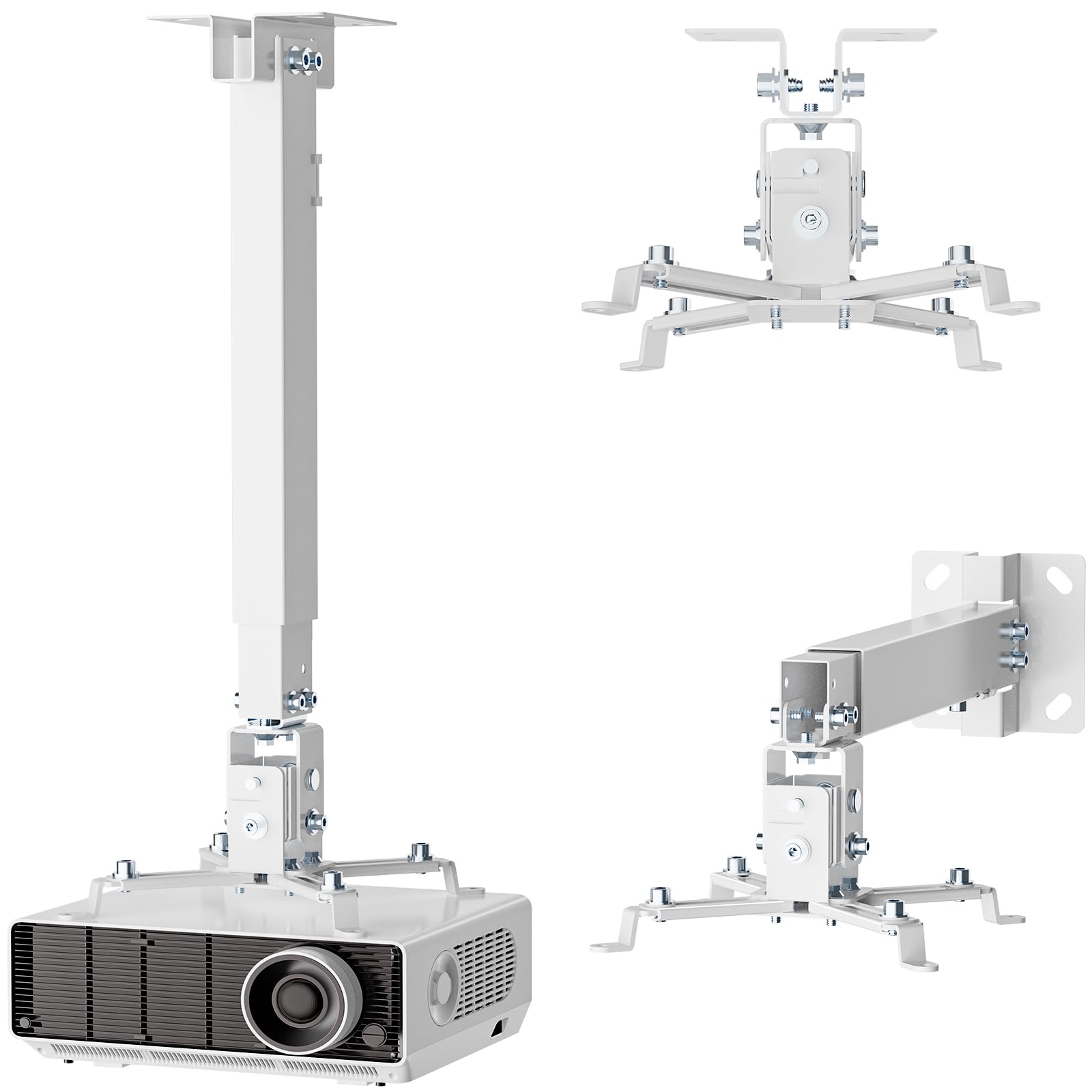 Foto 2 pulgar | Soporte De Techo/pared Para Proyector Wali Pm-003-w Universal 20 Kg - Venta Internacional.