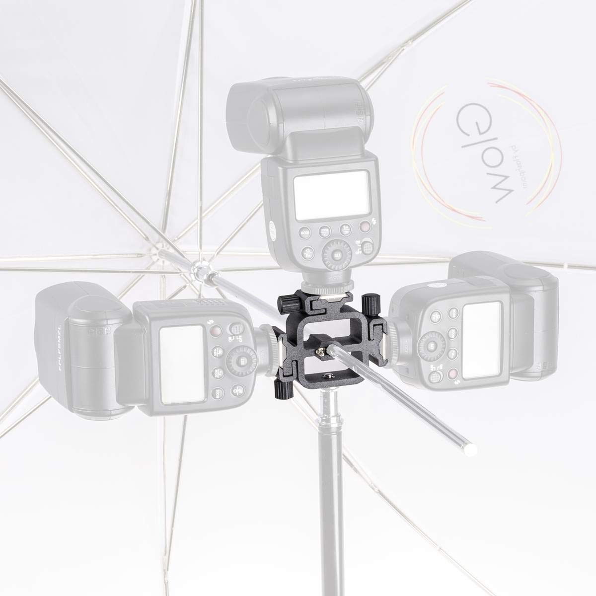 Foto 4 | Soporte Triple Para Montaje De Zapatos Flashpoint De Metal Fundido Con Orificio Para Paraguas - Venta Internacional.