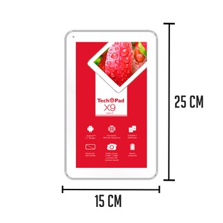 Foto 3 | Tablet Tech Pad X9 9 Pulg 1gb Ram Android 7.0 Doble Cámara
