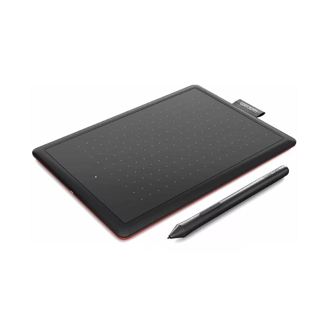 Foto 5 pulgar | Tableta Grafica Wacom One By Ctl-472 Tableta Gráfica - 2540 Lpi - Cable - Negro, Rojo