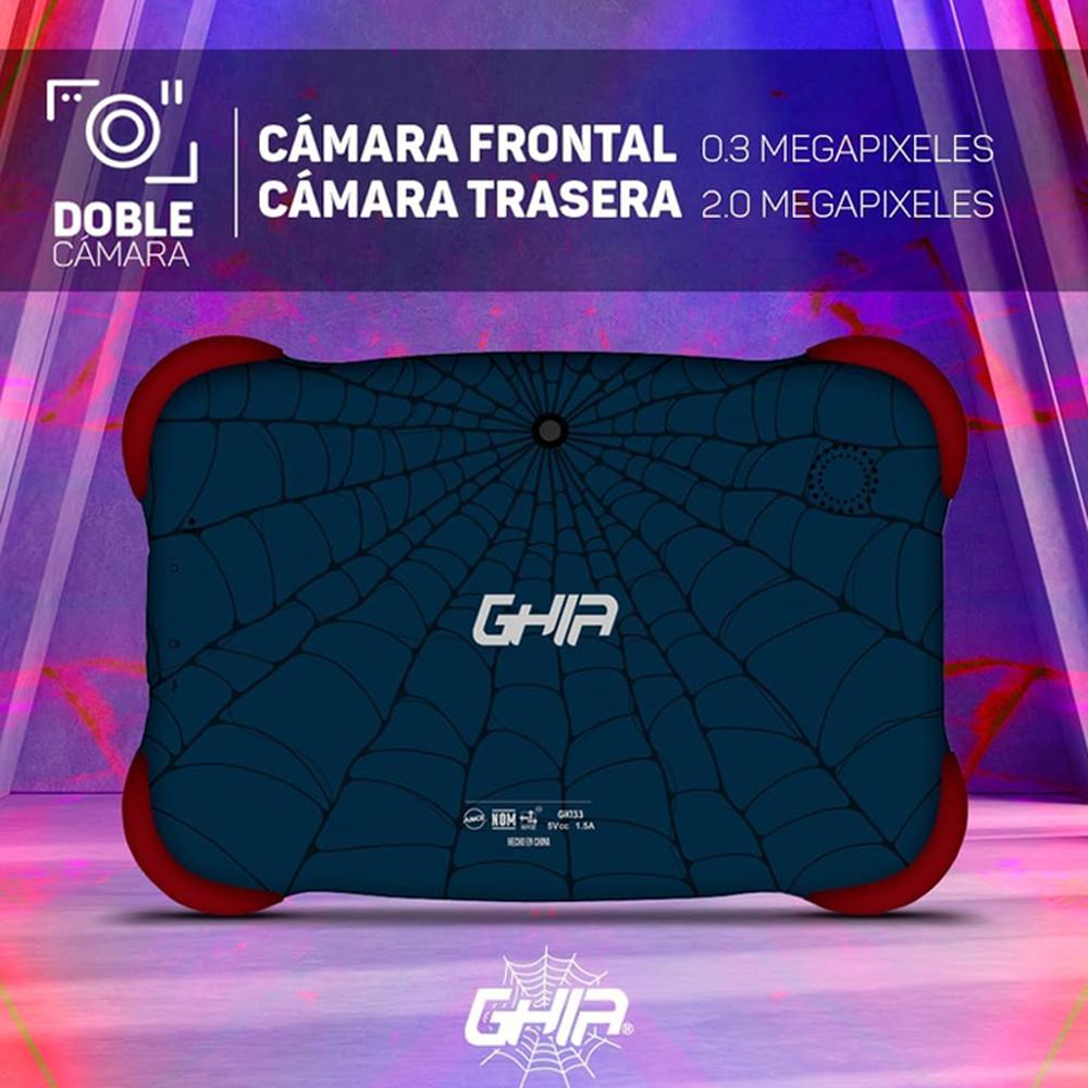 Foto 5 pulgar | Tablet 7 Pulgadas Ghia Kids 2 GB 32 GB Wifi Android 13 Gk133n2 Spider-Man