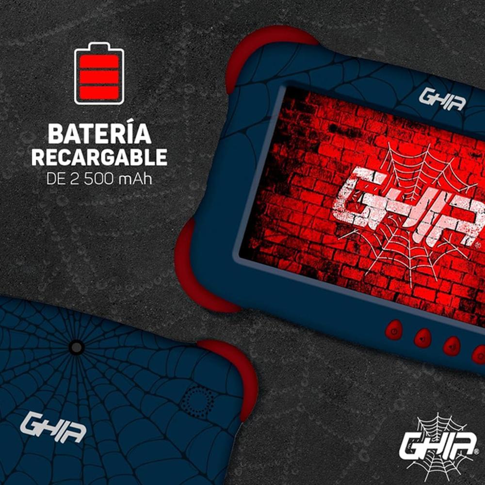 Foto 6 pulgar | Tablet 7 Pulgadas Ghia Kids 2 GB 32 GB Wifi Android 13 Gk133n2 Spider-Man