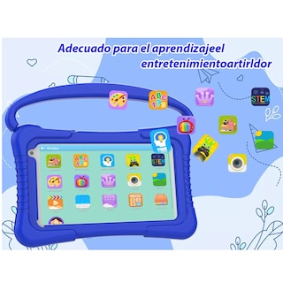 Foto 3 | Tableta Android 11 de 2+32gb Ram Eo Safe Imports ESI-8758 Azul Anticolisión
