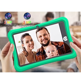 Foto 2 | Tablet con Funda 10'' Android 64gb+4gb Memoria Ram Eo Safe Imports ESI-8762 Verde