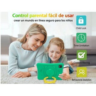 Foto 3 | Tablet con Funda 10'' Android 64gb+4gb Memoria Ram Eo Safe Imports ESI-8762 Verde