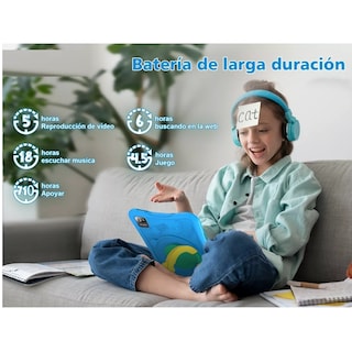 Foto 3 | Tableta con Funda 10'' Android 64gb+4gb Memoria Ram Eo Safe Imports ESI-8761 Azul
