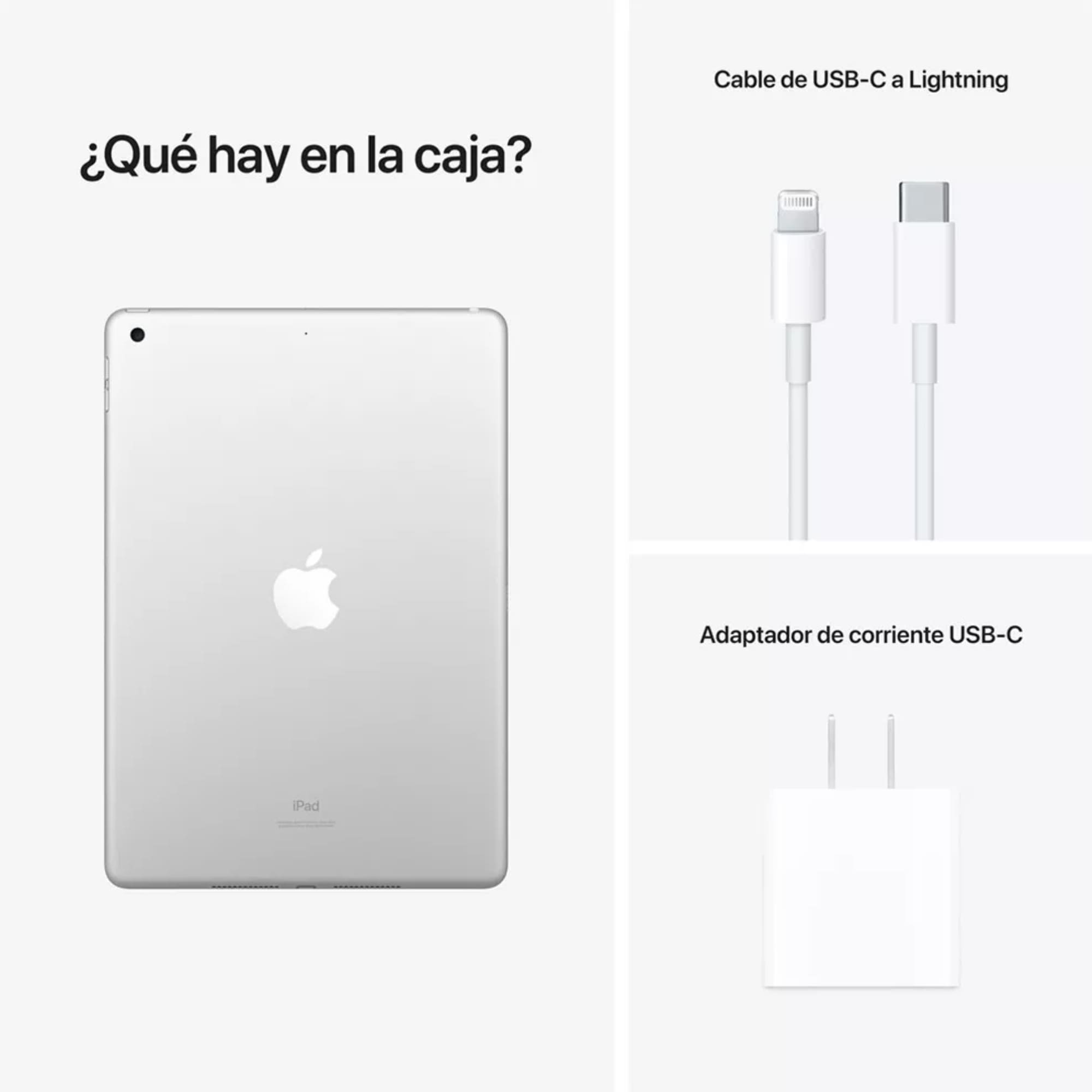 Foto 5 pulgar | Tableta Apple iPad 9 Retina de 10.2'' Wi-fi 64 GB Plateada