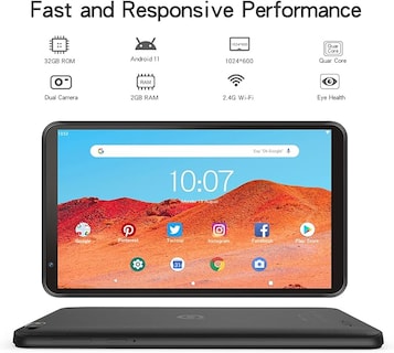 Foto 3 | Venta Internacional- Tableta Pritom Tronpad 7 Android 11 32 Gb + Funda