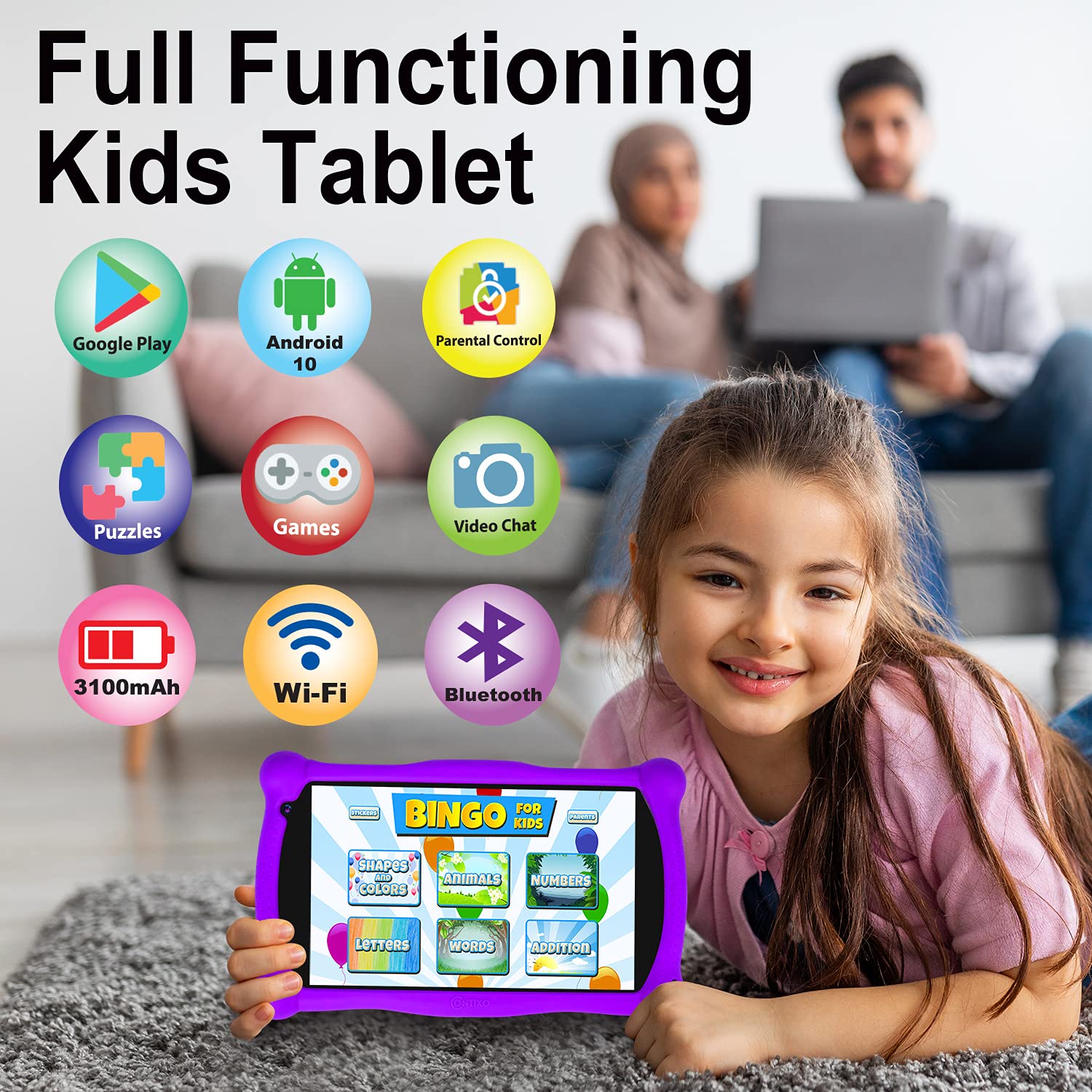 Foto 8 | Venta Internacional - Tablet Infantil Contixo V10 de 7 Pulgadas HD 32 Gb Wifi Android