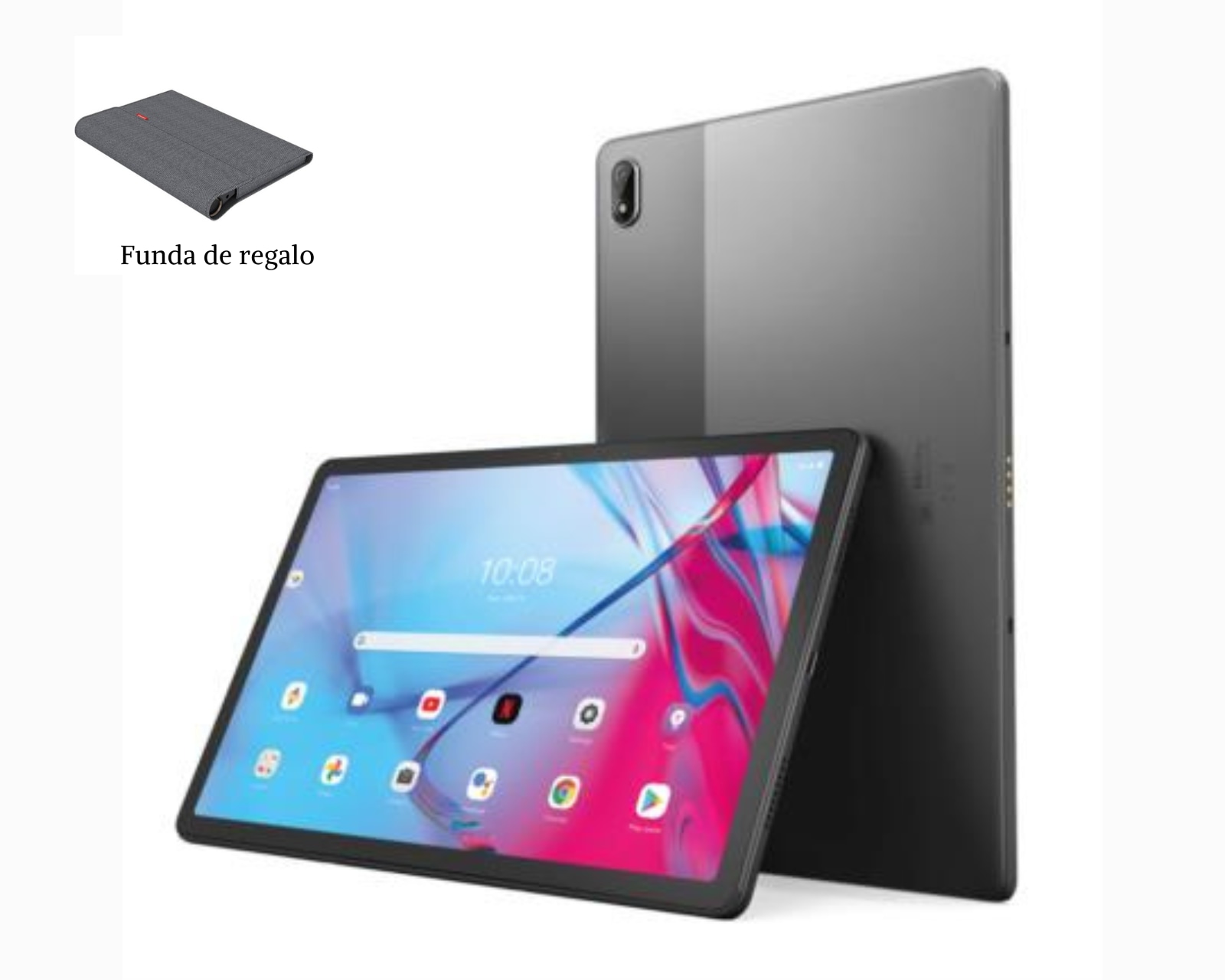 Tablet Lenovo Tab P11 J607z 11'' Qualcomm 256gb Ram 8gb Android 11 Color Gris Solo Compatible Con Telcel $6,590