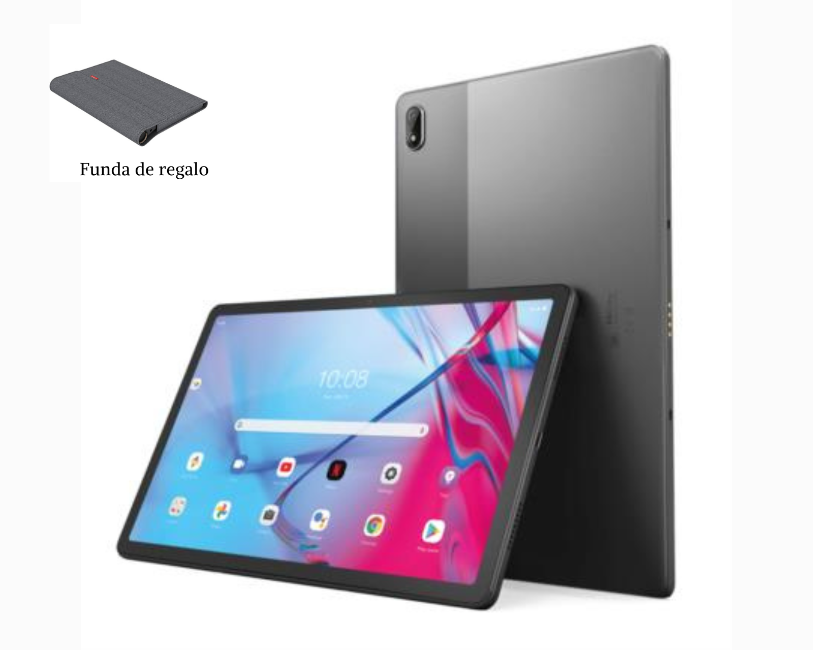 Foto 2 pulgar | Tablet Lenovo Tab P11 J607z 11'' Qualcomm 256gb Ram 8gb Android 11 Color Gris Solo Compatible Con Telcel