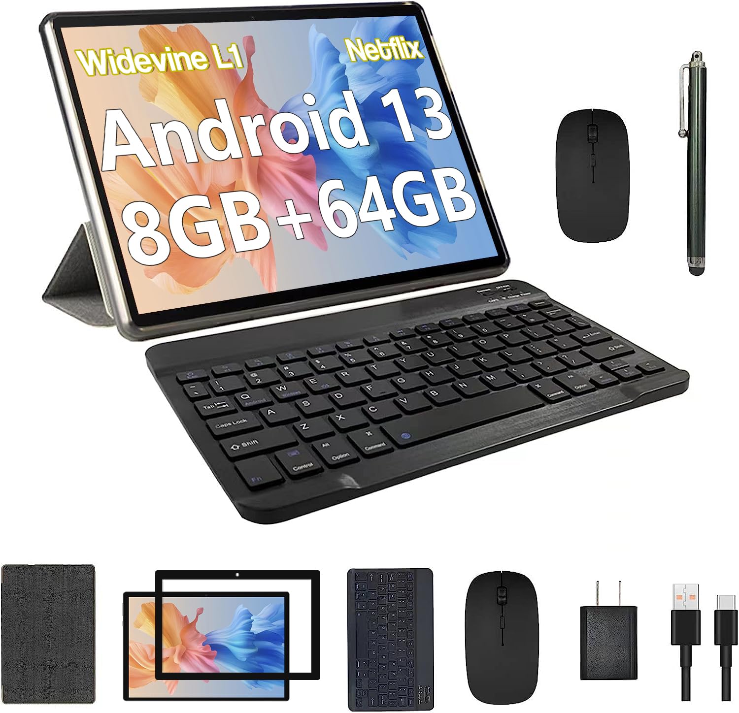 Foto 2 pulgar | Tablet Cupeisi Cp20 10.1'' Android 13 8gb+64gb Con Teclado - Venta Internacional.