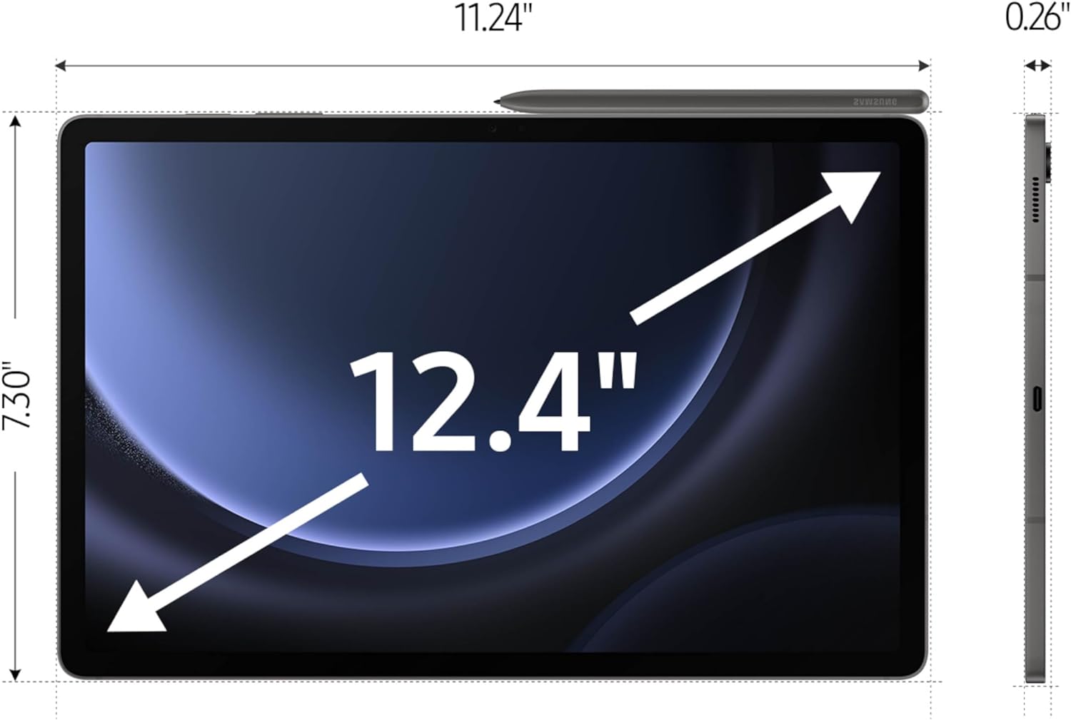 Foto 3 pulgar | Tablet Samsung Galaxy Tab S9 Fe Plus 8 256gb Graphite 12.4 Pulgadas