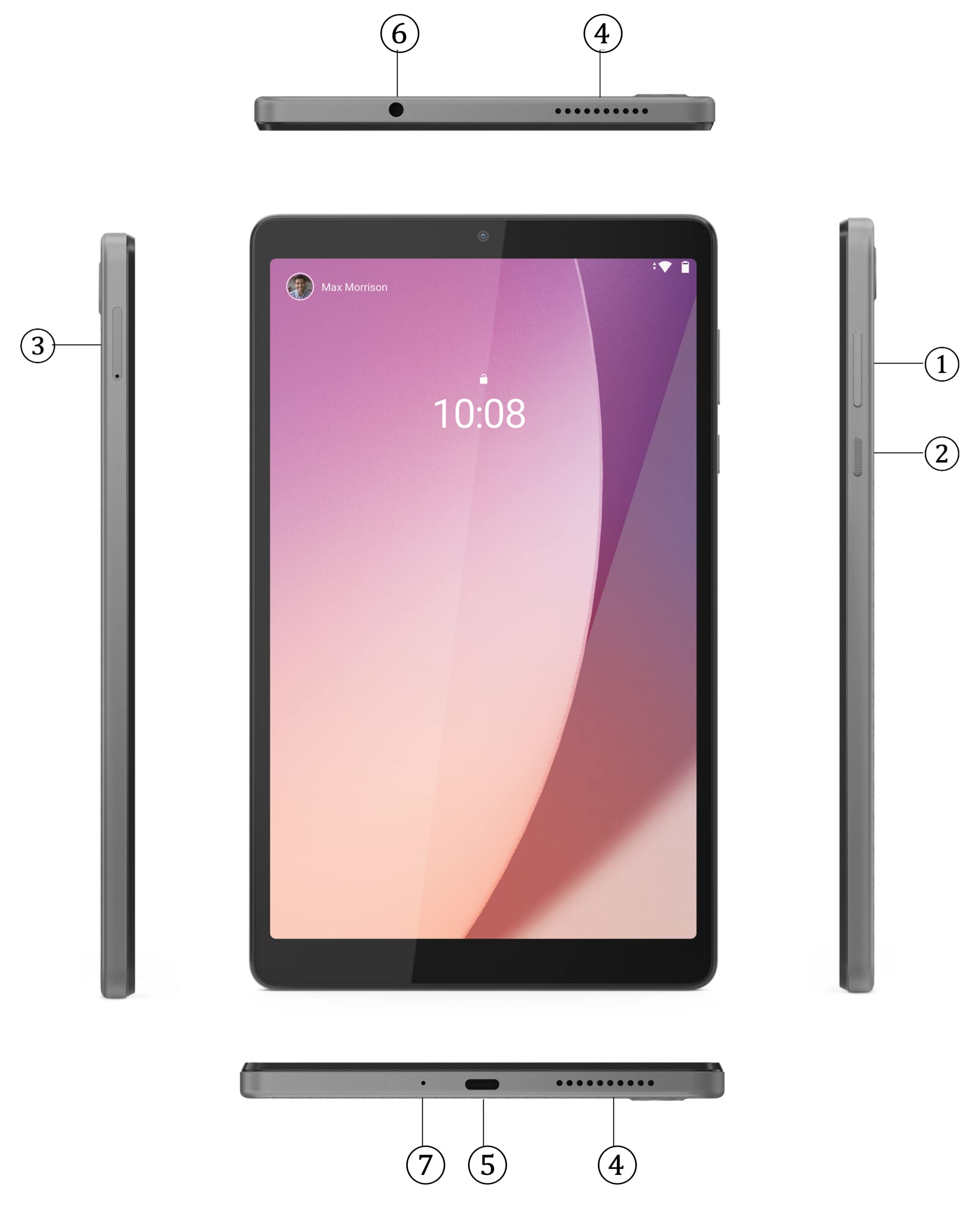 Foto 7 pulgar | Tablet Lenovo Tab M8 4.ta Generación 2023 8'' 2 GB RAM/ 32 GB de Almacenamiento - Venta Internacional