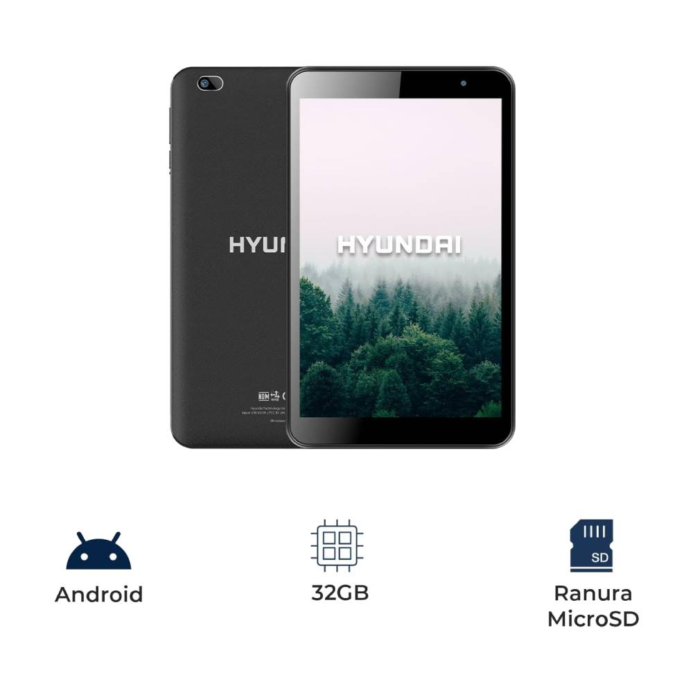 Foto 5 pulgar | Tablet Hyundai Hytab Plus 8wb1 8” 3gb 32gb Android 11 Negro