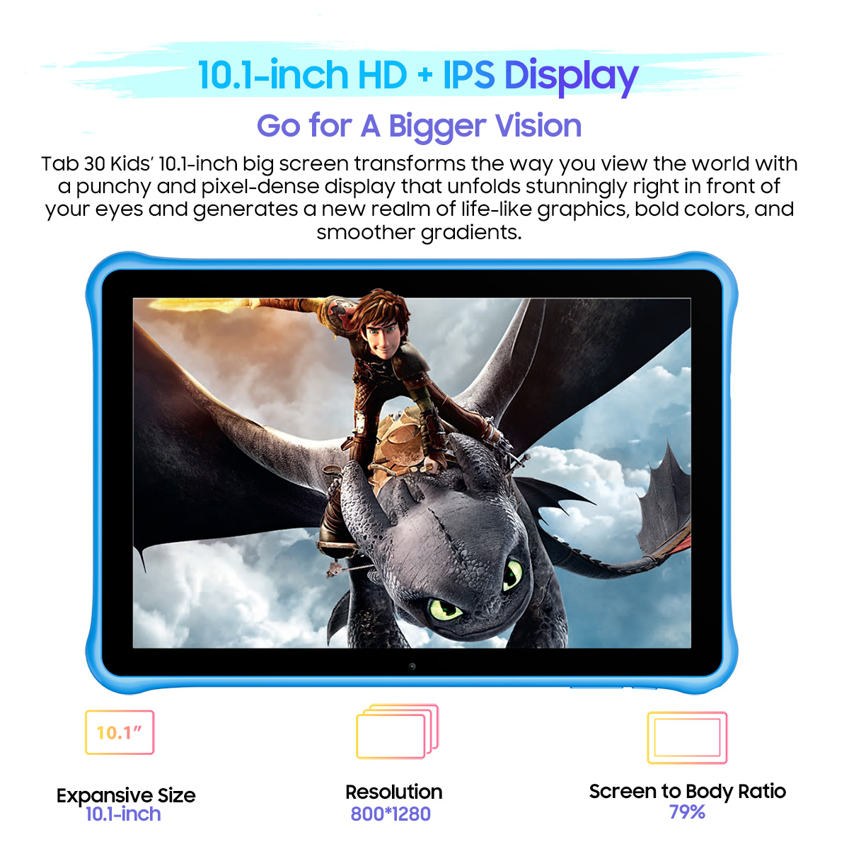 Foto 6 pulgar | Tablet Blackview Tab 30 Kids 10 De 6 Gb De Ram 64 Gb De Rom 5100 Mah - Venta Internacional