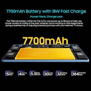 Foto 6 | Tableta Blackview Tab 16 Pro Android 14 4G 11 Pulgadas 24 GB + 256 GB - Venta Internacional