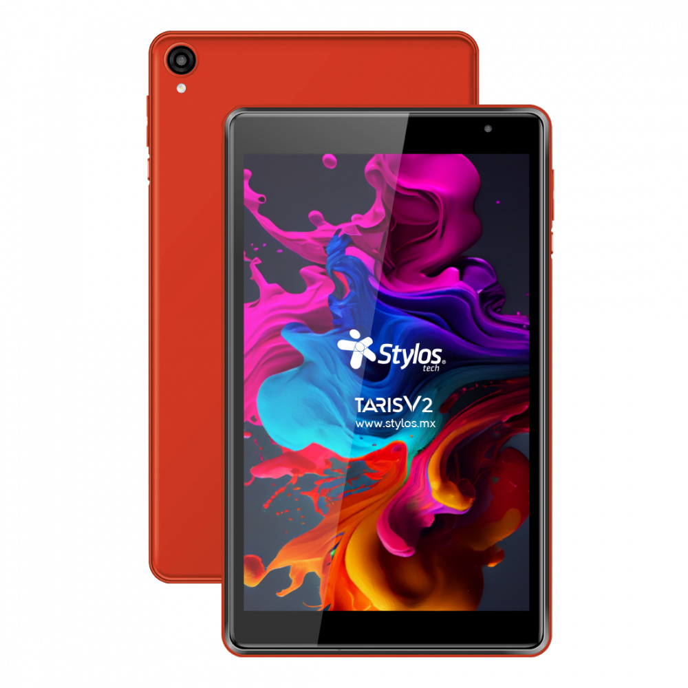 Foto 2 pulgar | Tableta Stylos Taris V2 8 Pulgadas 32 GB Android 11 Rojo