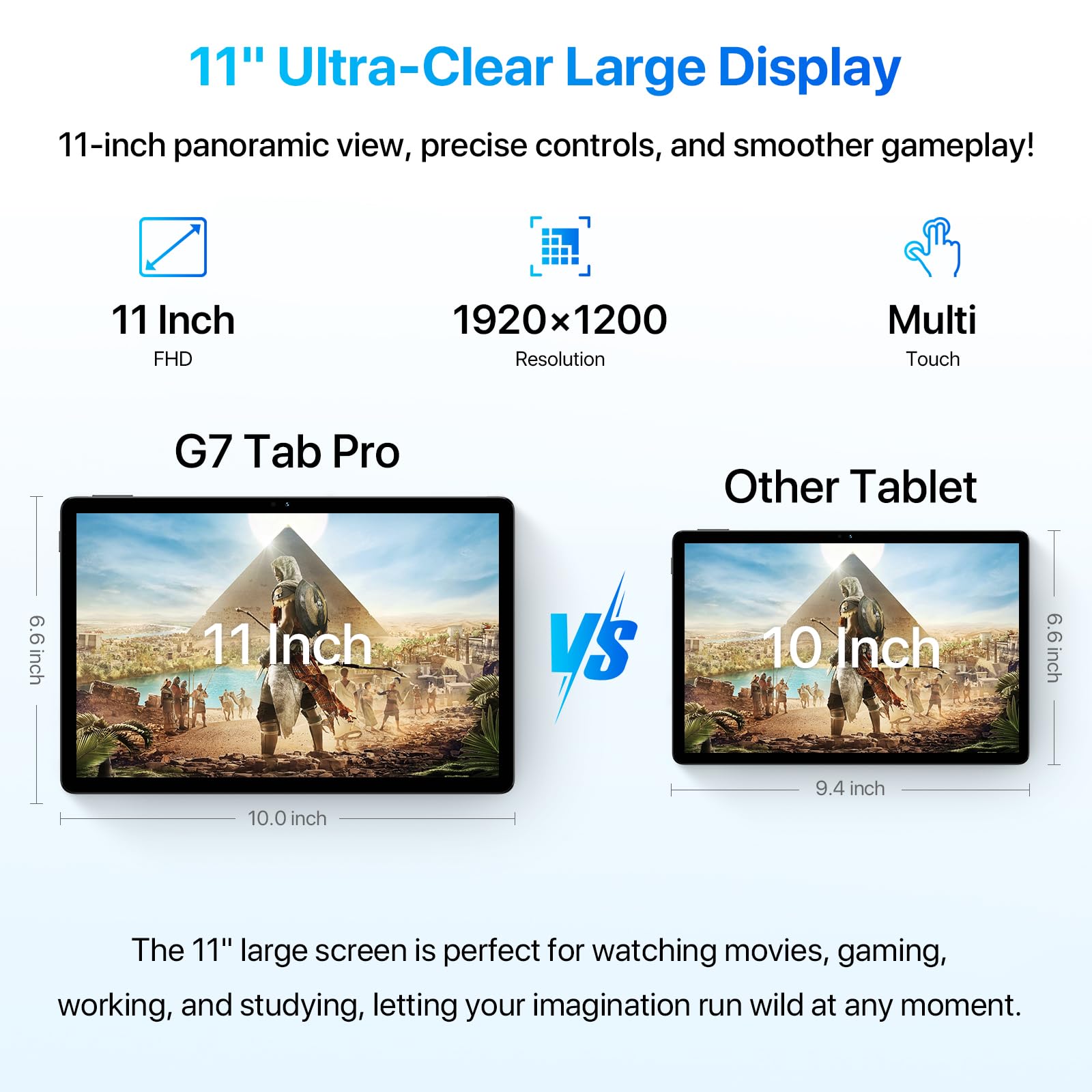 Foto 5 pulgar | Tablet Umidigi G7 Tab Pro 2024 De 16 Gb+256 Gb+1 Tb, 11 Pulgadas, Fhd+ 5g - Venta Internacional.