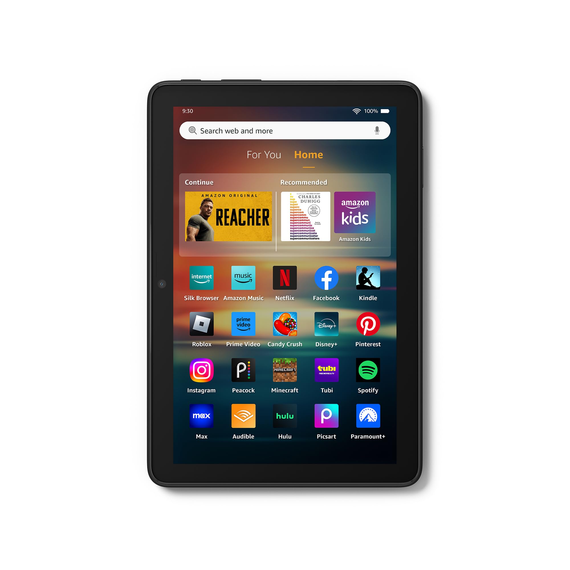 Tablet Amazon Fire Hd 8 2024 8'' Hd Display 3 Gb Ram 32 Gb Negra - Venta Internacional.