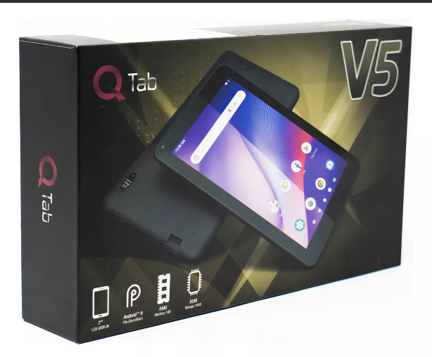 Foto 5 pulgar | Tableta Q-Touch V5 Plus Quad-Core 2 GB 32 GB 7 Pulgadas Android 9 Black