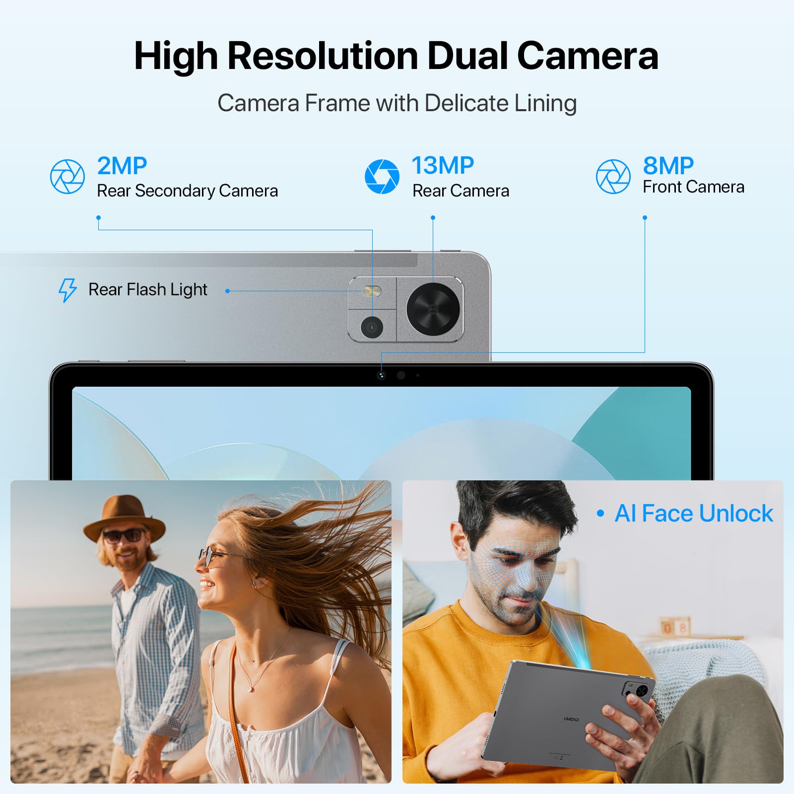 Foto 4 pulgar | Tableta Umidigi G5 Tab Desbloqueada Android 13 De 8 Gb/128 Gb De 10.1 Pulgadas - Venta Internacional.