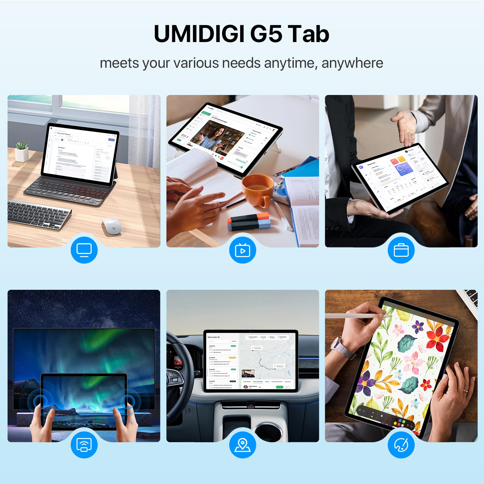 Foto 5 pulgar | Tableta Umidigi G5 Tab Desbloqueada Android 13 De 8 Gb/128 Gb De 10.1 Pulgadas - Venta Internacional.