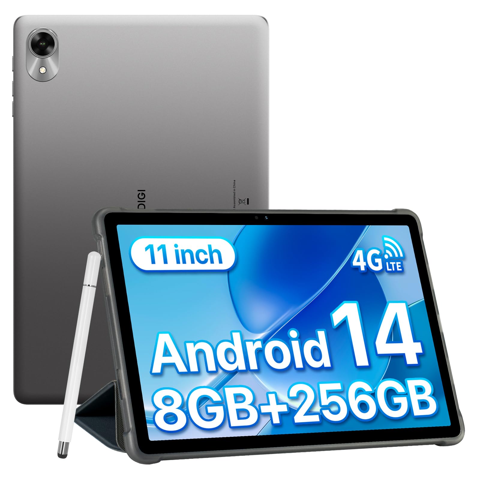 Tablet Umidigi G9 Tab 11 Pulgadas 8 Gb+256 Gb+1 Tb Android 14 Gris - Venta Internacional. $4,789