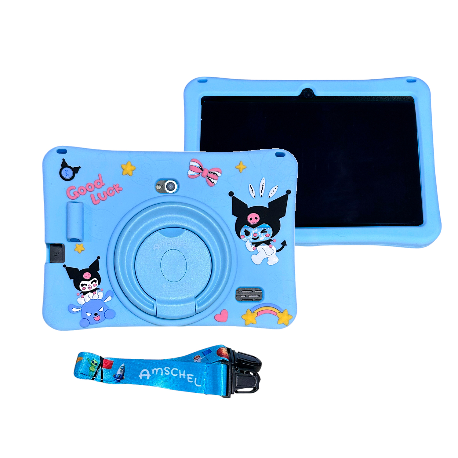 Foto 2 pulgar | Tablet Para Niños 7'' Amschel K98 16gb Case Kuromi Azul