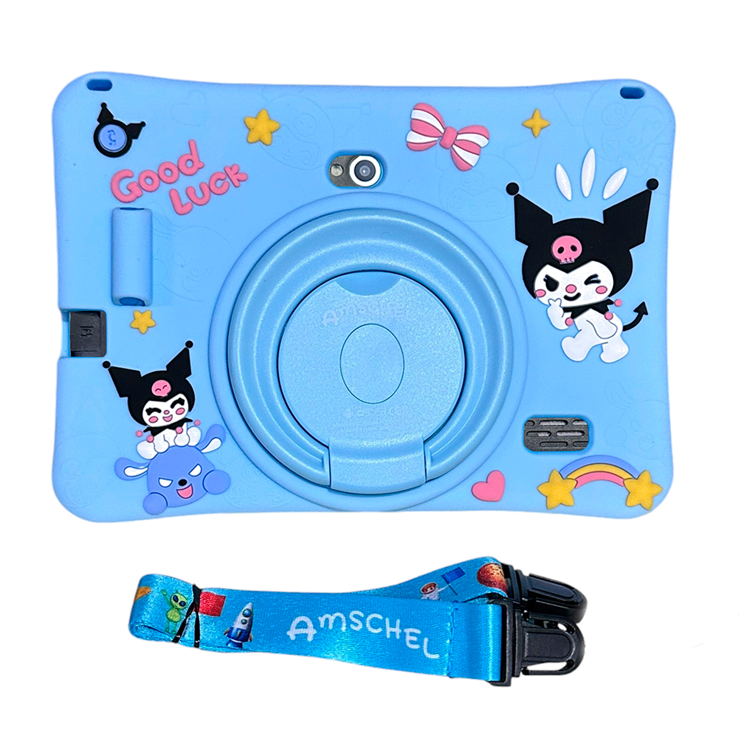 Foto 3 pulgar | Tablet Para Niños 7'' Amschel K98 16gb Case Kuromi Azul