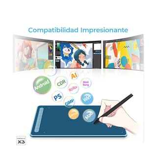 Foto 2 | Tableta Gráfica Drawing Deco Lw Con Bluetooth Xp-pen
