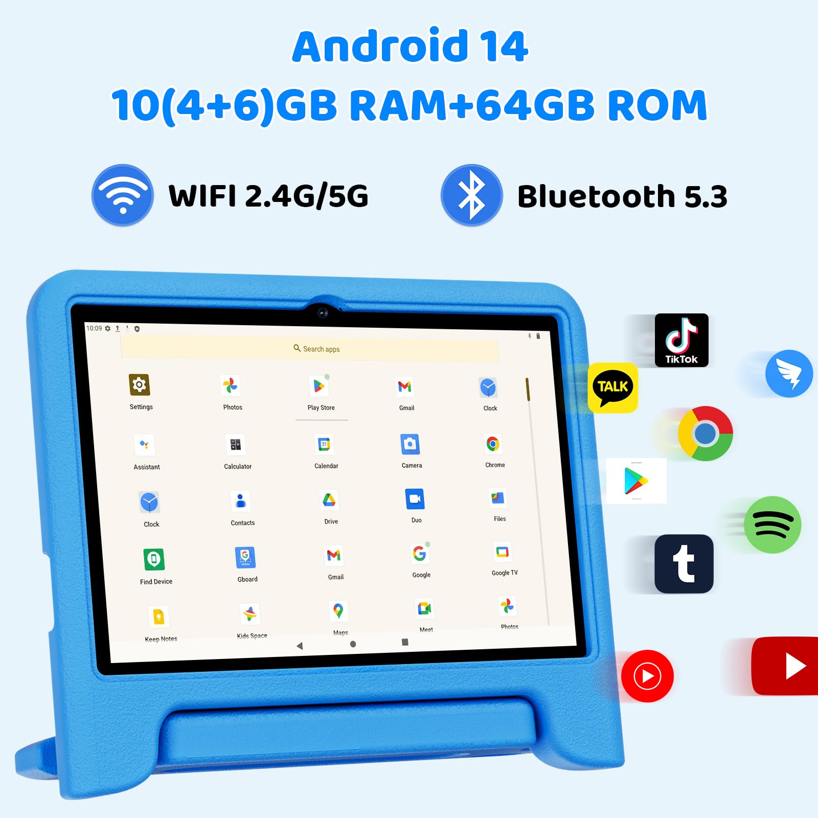 Foto 4 pulgar | Tablet Colorroom de 10" 64 Gb Infantil-Venta Internacional