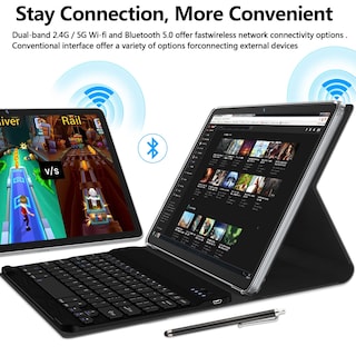 Foto 3 | Tablet Zonko 2025 2 En 1 De 10 Pulgadas Y 128 Gb Con Android 14 + Accesorios - Venta Internacional.