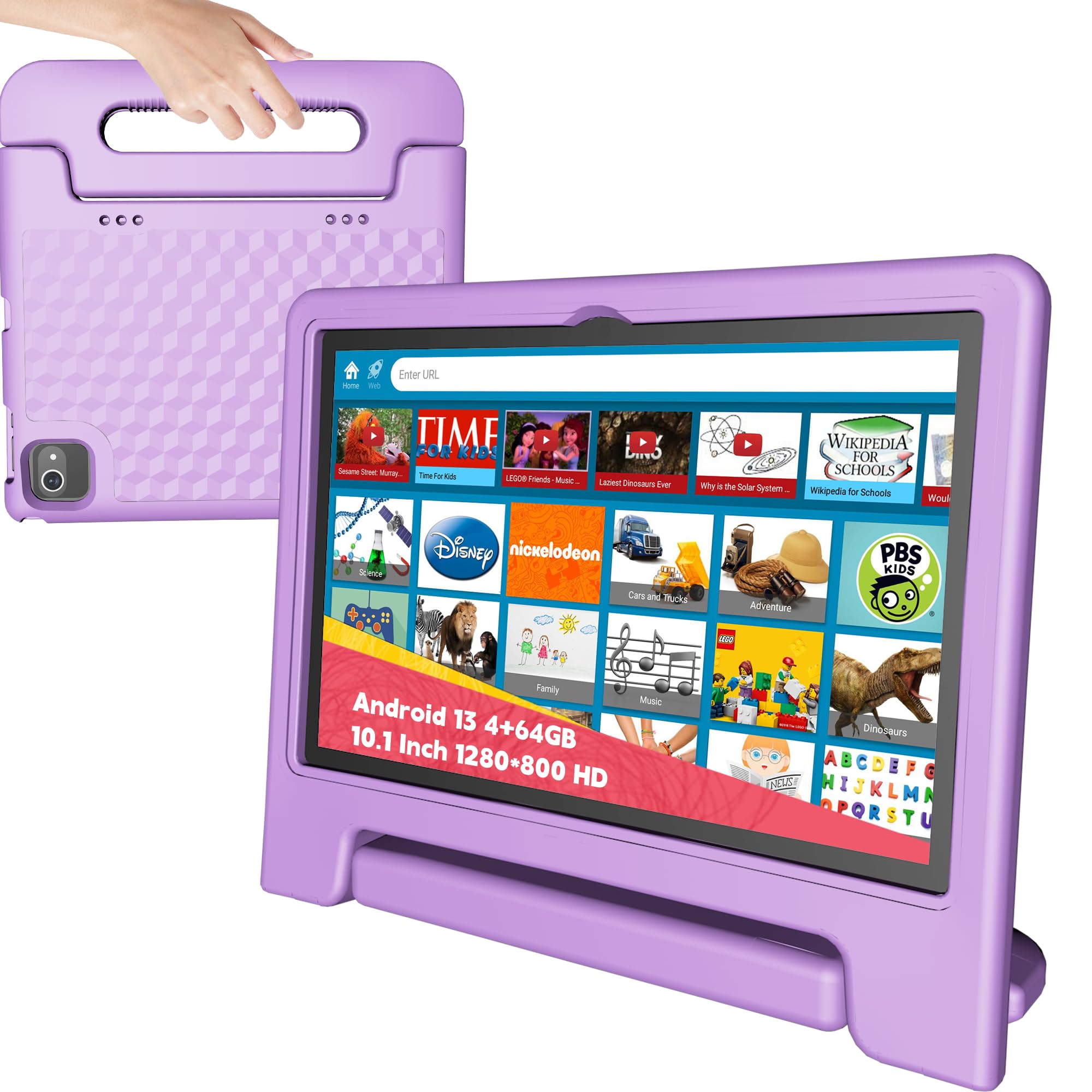 Foto 2 pulgar | Tableta Para Niños Nobklen 10 Pulgadas Android 13 4gb+64gb Wifi 6 - Venta Internacional.