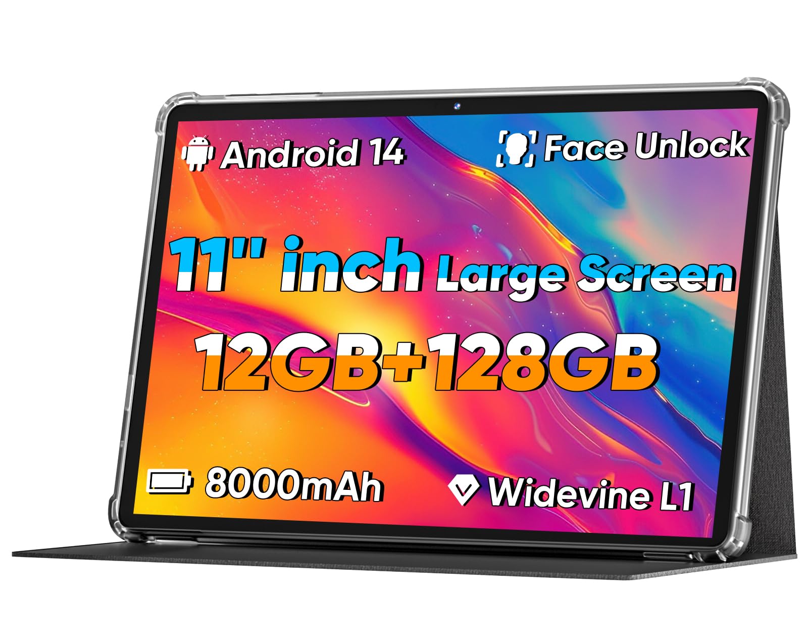 Foto 2 pulgar | Tablet Colorroom 2024 Con Android 14 Actualizado De 11 Pulgadas, 12 Gb+128 Gb - Venta Internacional.
